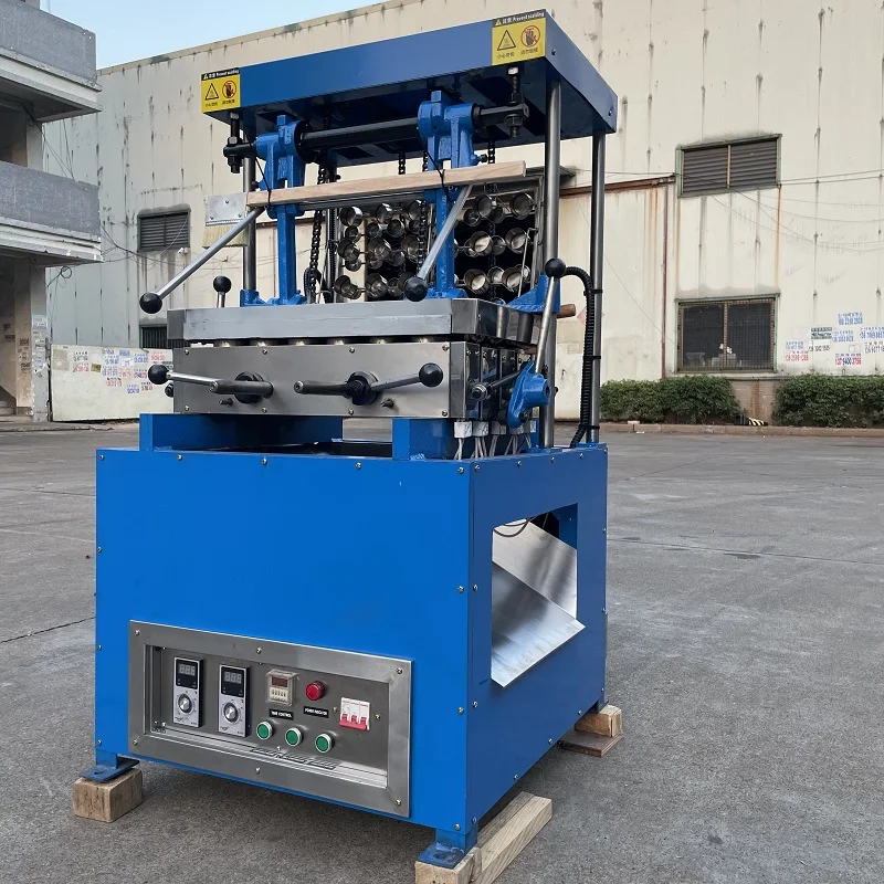 Stainless Steel Ice Cream Cone Machines Cornet Rolled Cones Making Machine Wafer Sugar Pizza Cone Machine