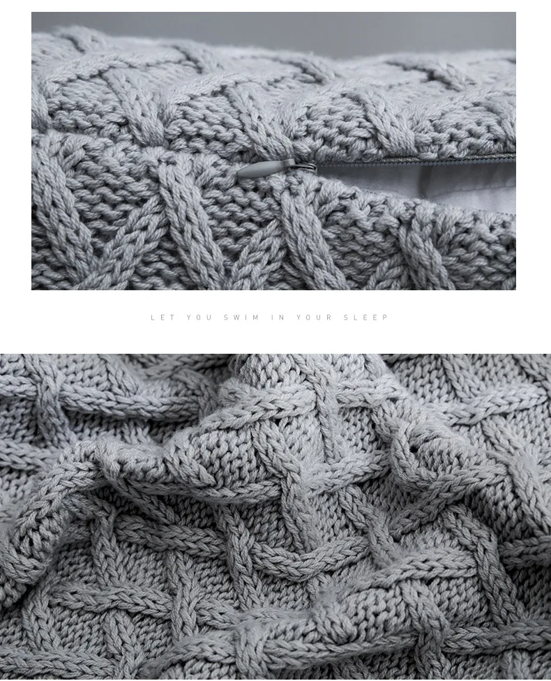 Wholesale Baby Cotton Knit Cover Throw Blanket Baby Pom Poms Knitted Blanket Custom