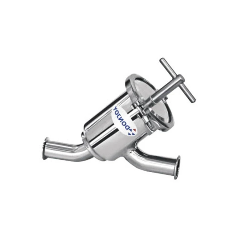 DONJOY Sanitary Stainless Steel 304 316 Y-type Filter Strainer Welded Threaded Pipeline Water Beer Milk Dairy Industries