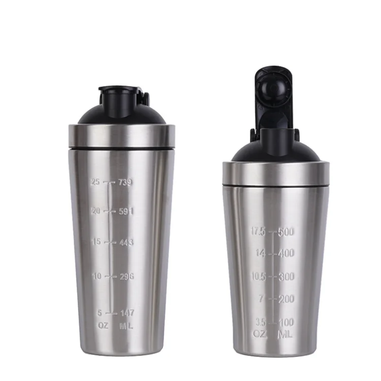 304ss Steel Shaking Smoothie Sell Hot Sale Dishwasher Safe Recycled Protein Leak Proof Shaker Bottle with Lids