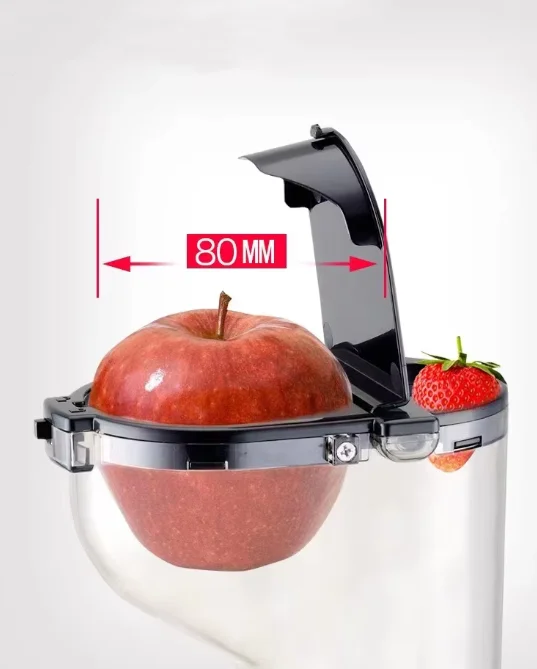 cold press extractor ATC-H8002 with top quality for sale 150W big mouth slow juicer