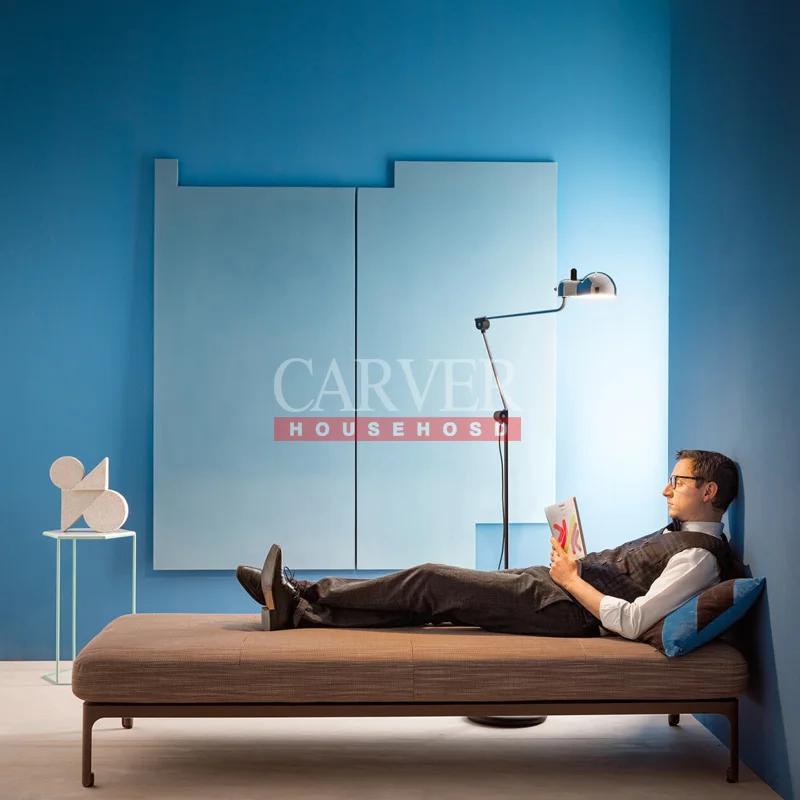 black home reading floor lamp Red Office Simple Floor Lamp