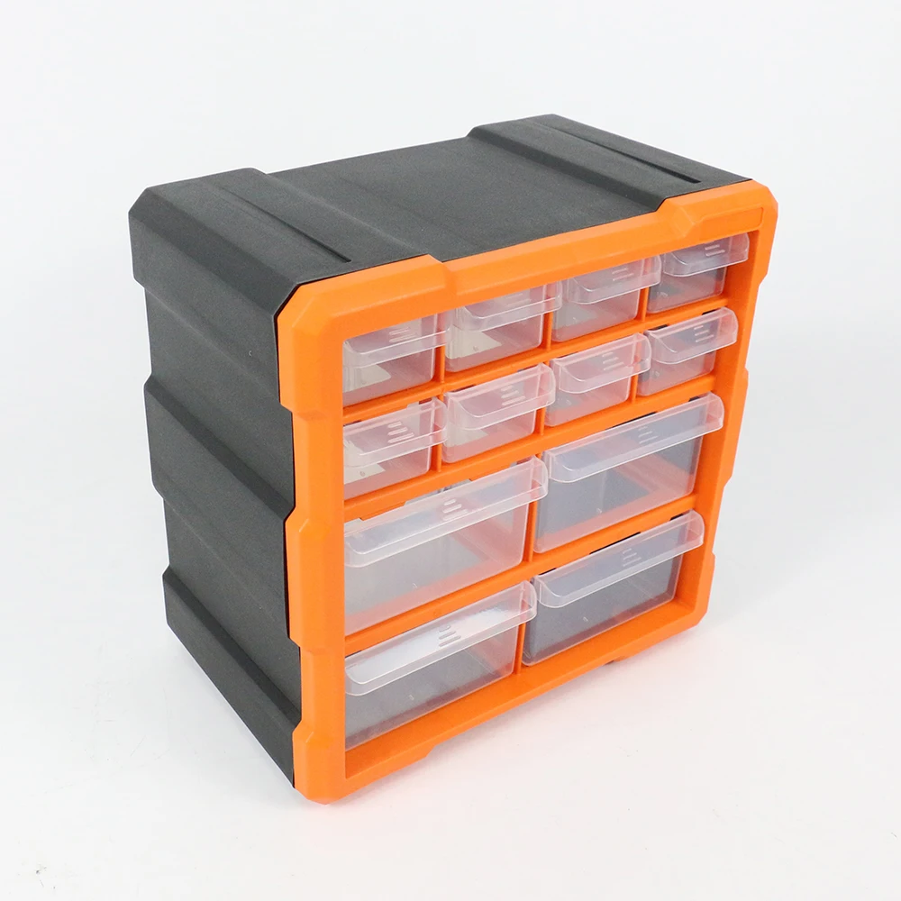 Plastic Storage Organizer Box Tool Case with Compartments Multi-function Hardware Screw Parts Boxes