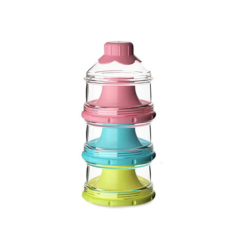 Multifunctional milk powder compartment storage container baby food box trend new design independent milk powder compartment