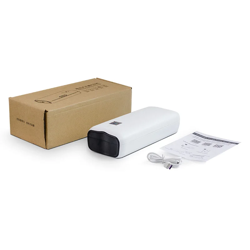 210mm chargeable a4 small thermal printer machine