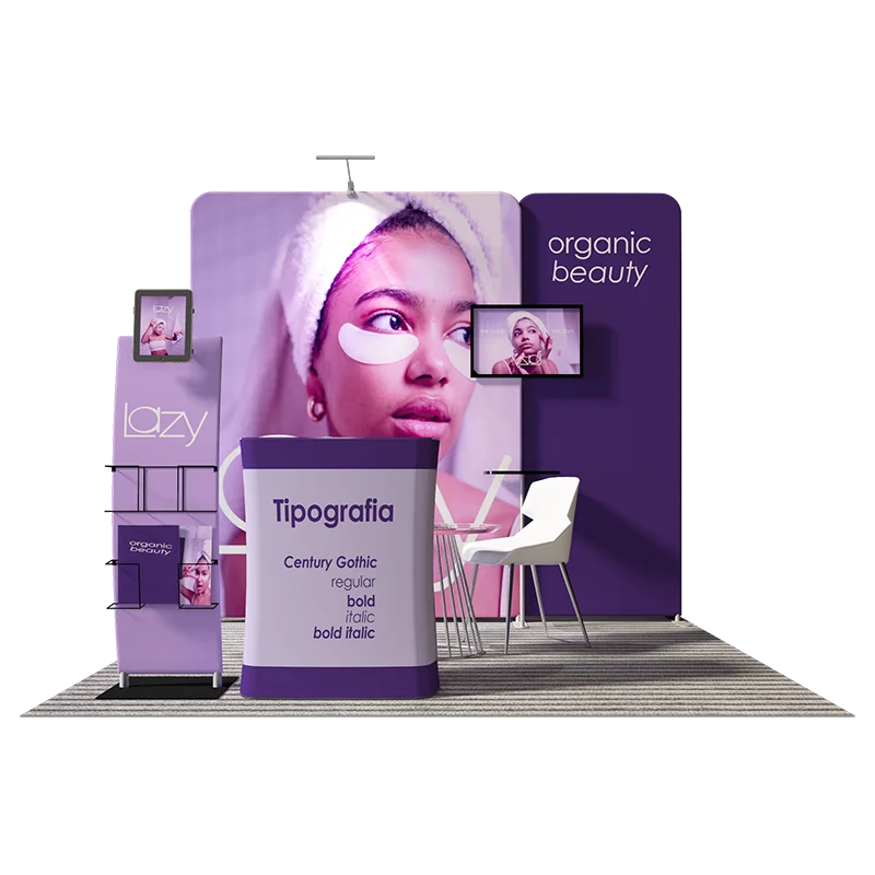3m exhibition stand kit Trade show booth design conference  art display  boards 10x10ft booth layout  event