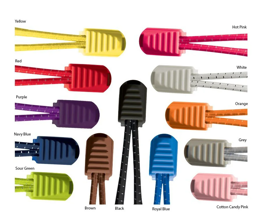 2024 No Tie Shoe Laces Press Lock Shoelaces Without Ties Elastic Laces for Kids Adult Sneaker