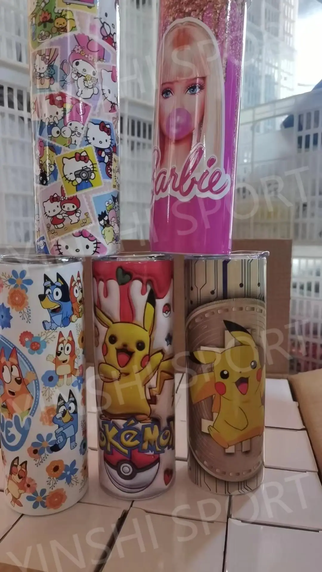 2024 Newest Custom Trendy Fashion Bad Bunny & Peso Pluma & Karol G Bichota Season Sublimation Straight Skinny Tumbler