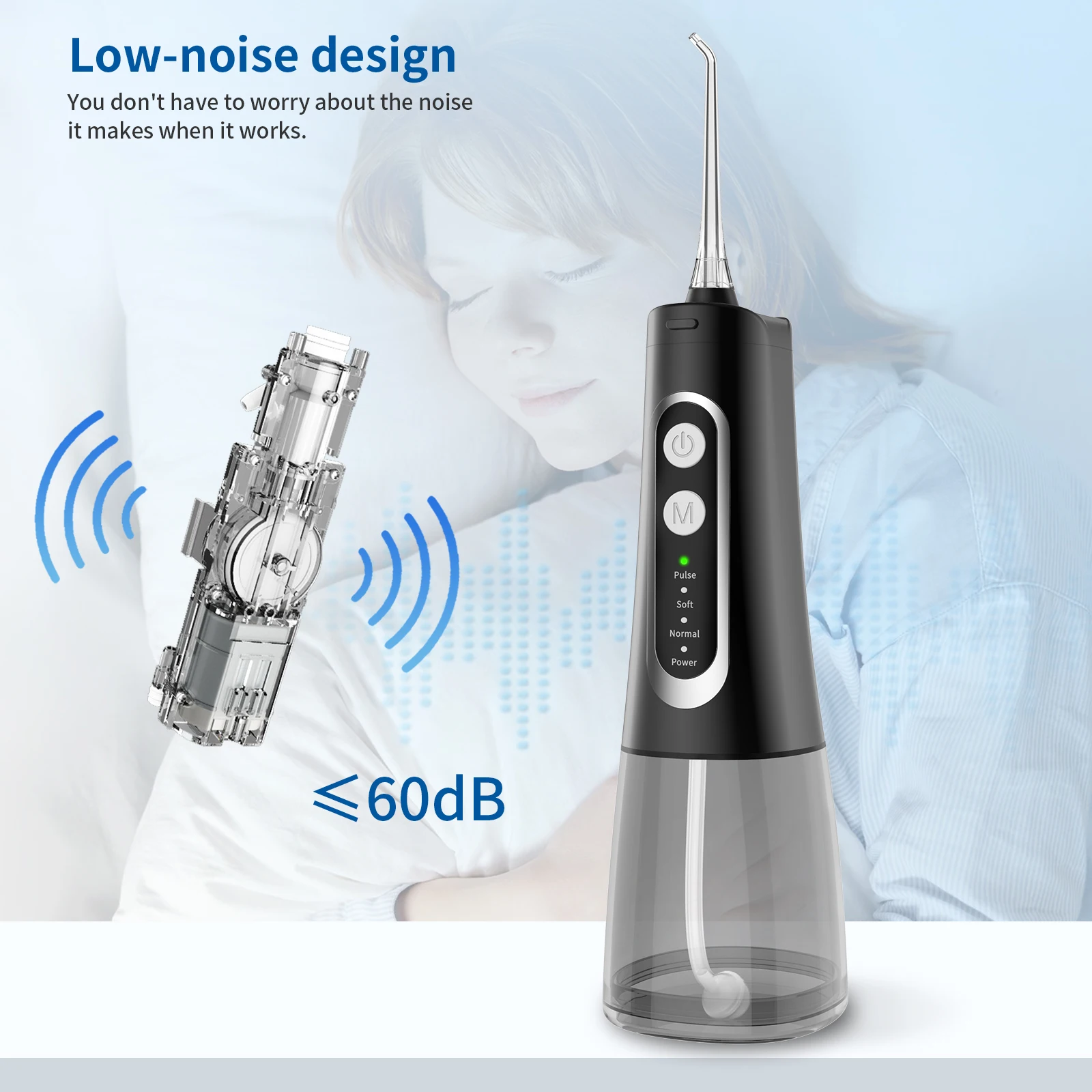 Oral Care Hygene Kit Product Set Irrigator Spray Devices Sprayer Mouth Wash Products Wireless  Ipx7 Oral Irrigator Water Flosser