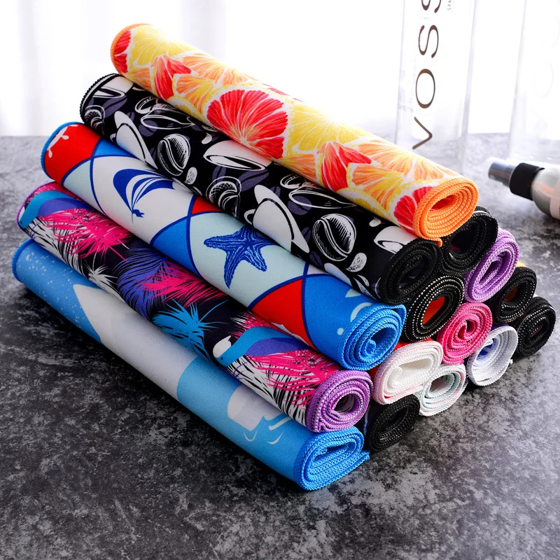 Oversize Eco Friendly Recycled Microfiber Customized Printed Sand Free Large Beach Towel