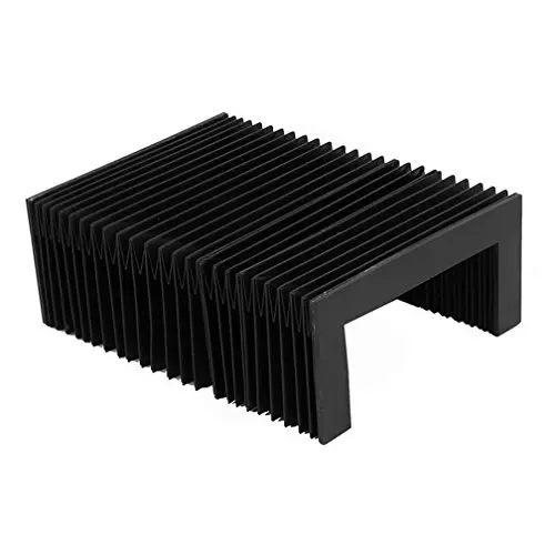 welding machine flexible accordion type protective flat dust bellow cover cnc sew cnc bellow cover