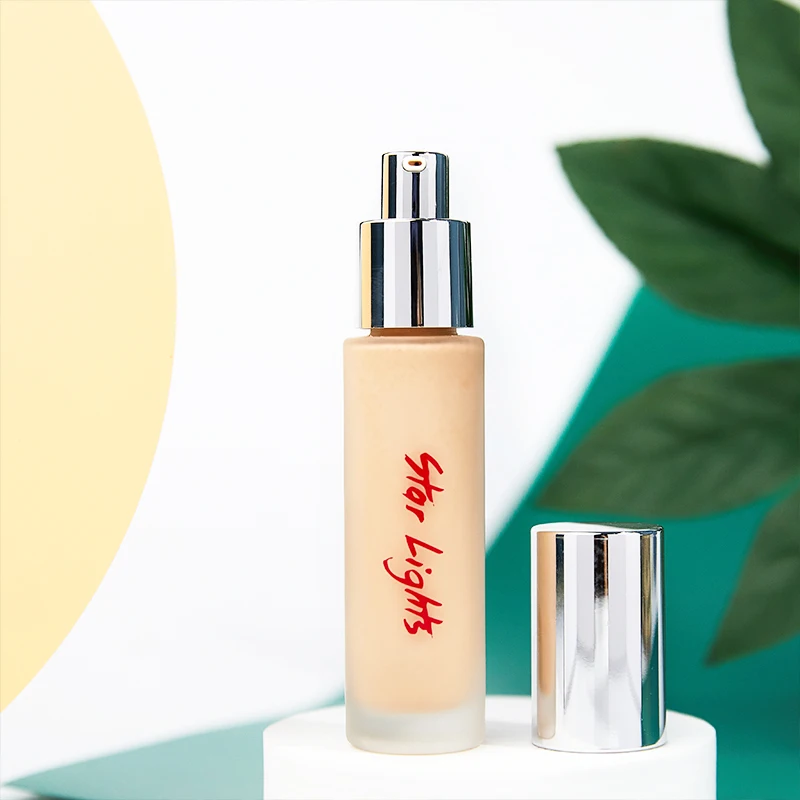 OEM, Длительное Действие, водонепрорицаемый, натуральный тональный крем нажатия головы бутылки вина упаковка cc крема для макияжа кисточка для жидкого тонального крема
