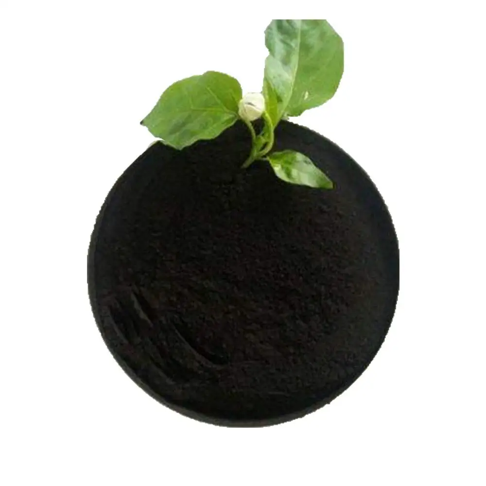 
Fertilizer use chemical raw material super Black potassium humate flake with natural 