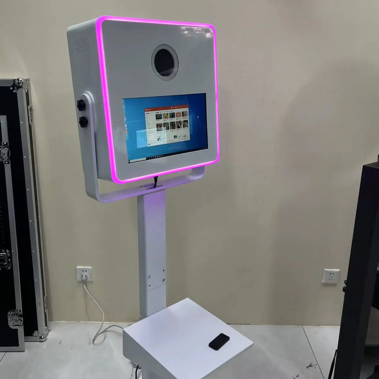Mirror Photo Booth With Camera and Printer Photo Booth Mirror with Free Accessories Photo Booth With Mirror With Printer