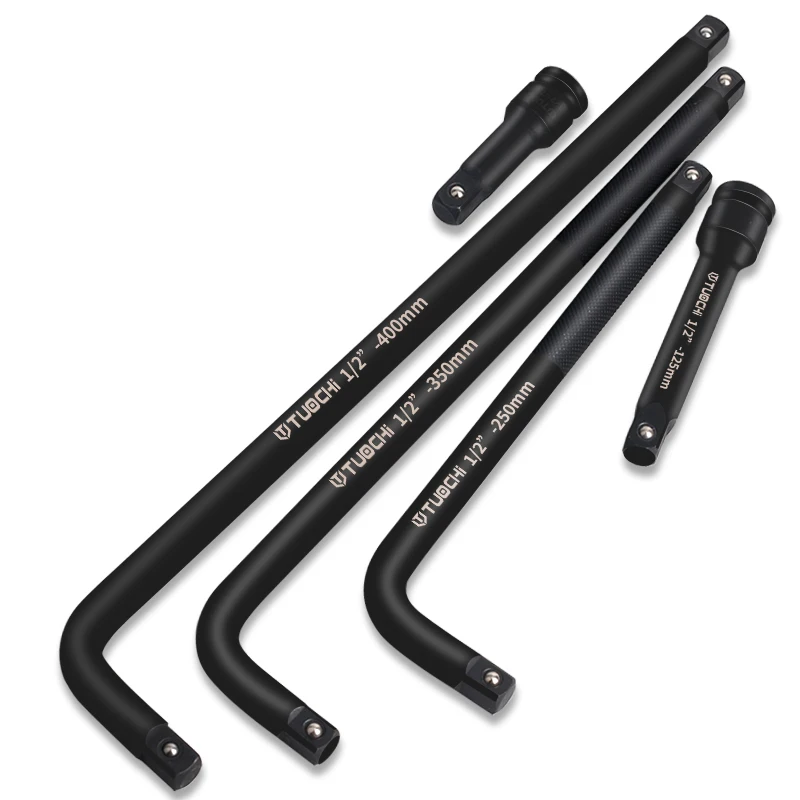1/2 inch 3/4 inch 1 inch universal impact socket extended bending rod L handle bar CR-MO Telescopic connecting rod bend rod