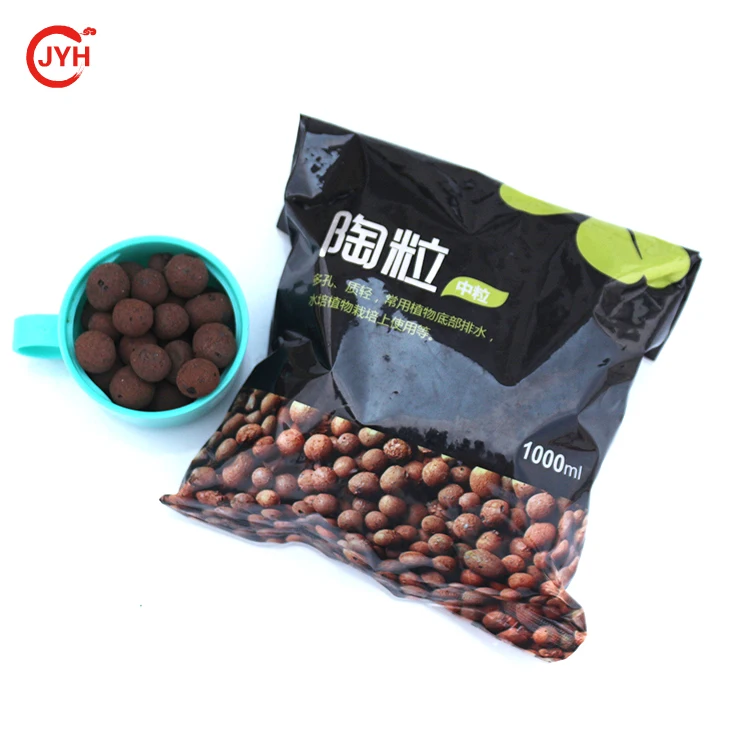 Hot selling 4-8mm red hydroponics clay pebbles ceramsite LECA