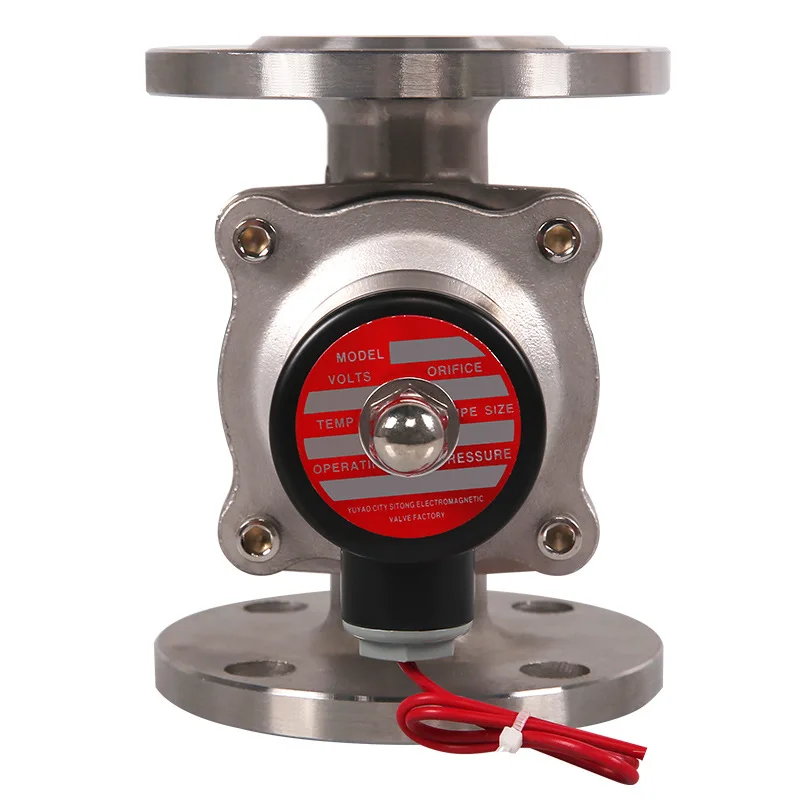 1/2 Inch Ac Dc 12V 24V 110V 220V 2W 304 Stainless Steel Solenoid Valve Flange for water