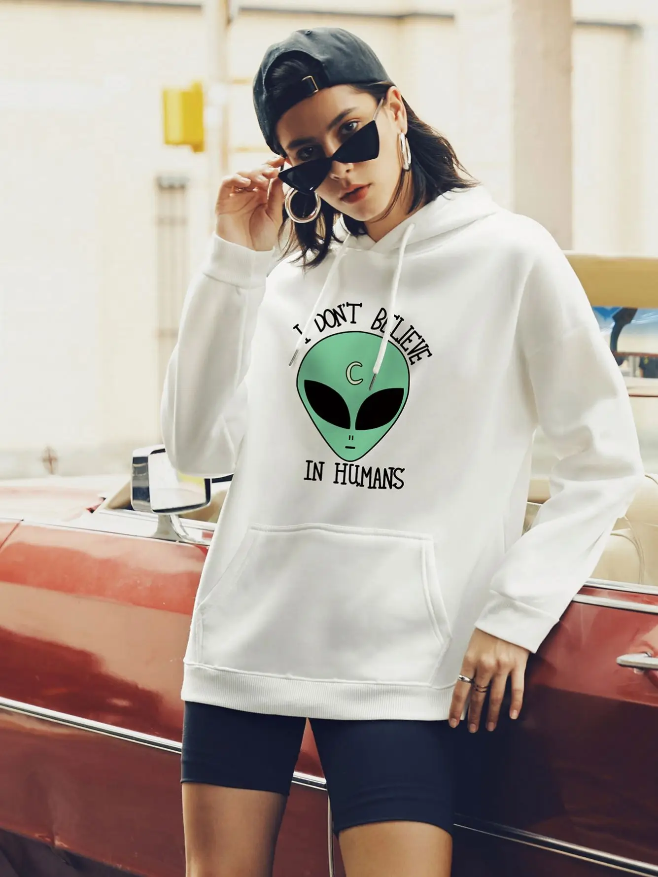 
2020 fashion hoodies for women alien streetwear hooded 100% cotton unisex pullover hoodies private label hoodies 