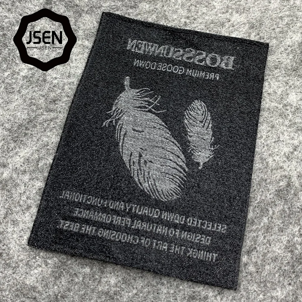 
Пользовательская дешевая этикетка бренда дизайнерской одежды на заказ, включая бирку/тканную/Печать/вышивку/Печать/тканые этикетки 