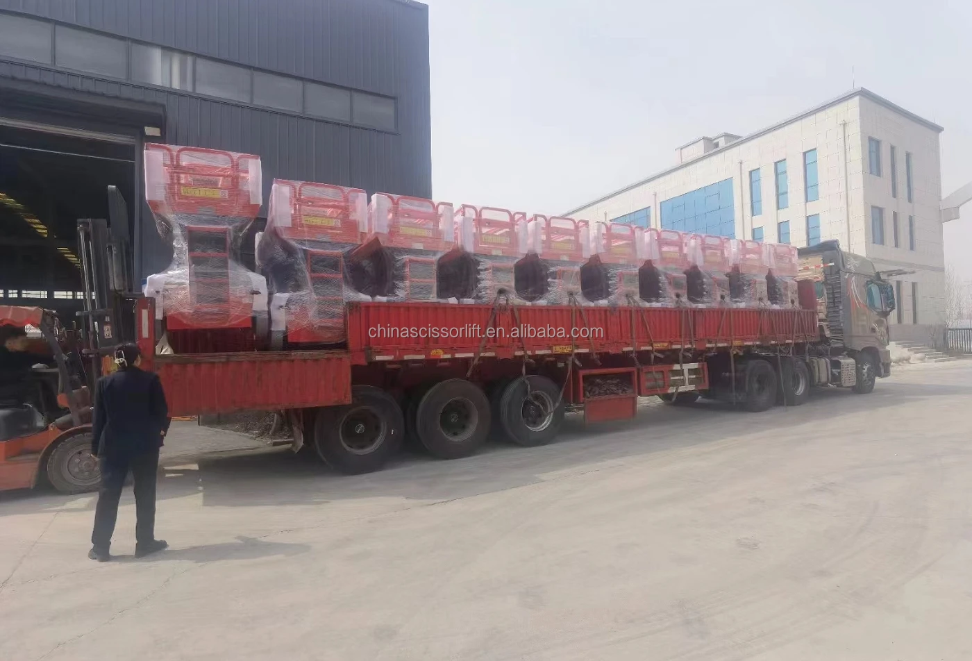 6 Meters To 12 Meters Aerial Work Platform Customer - Favorite Self - Propelled Scissor Lift