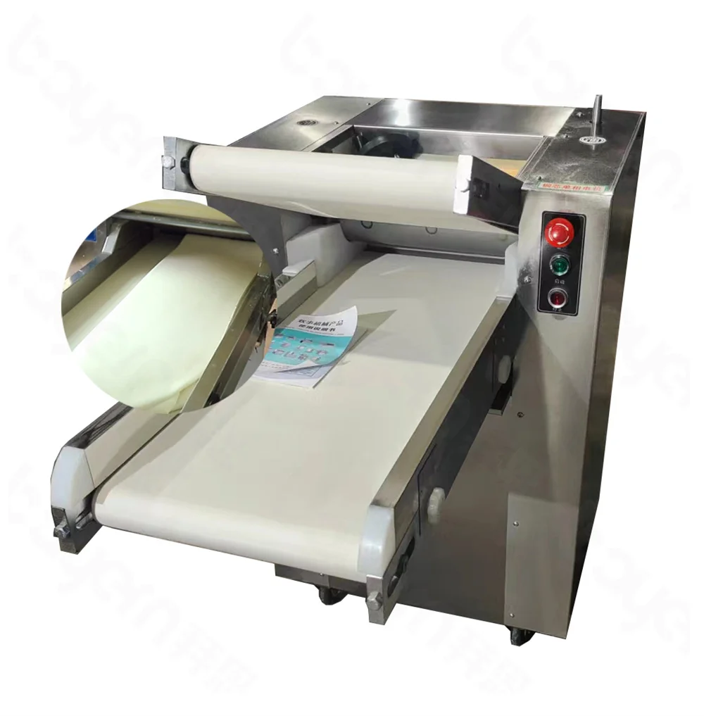 Home Use Electric Roller Dough Pressing Making Machine Full Automatic Stainless Steel Pastry Dough Roller Sheeter
