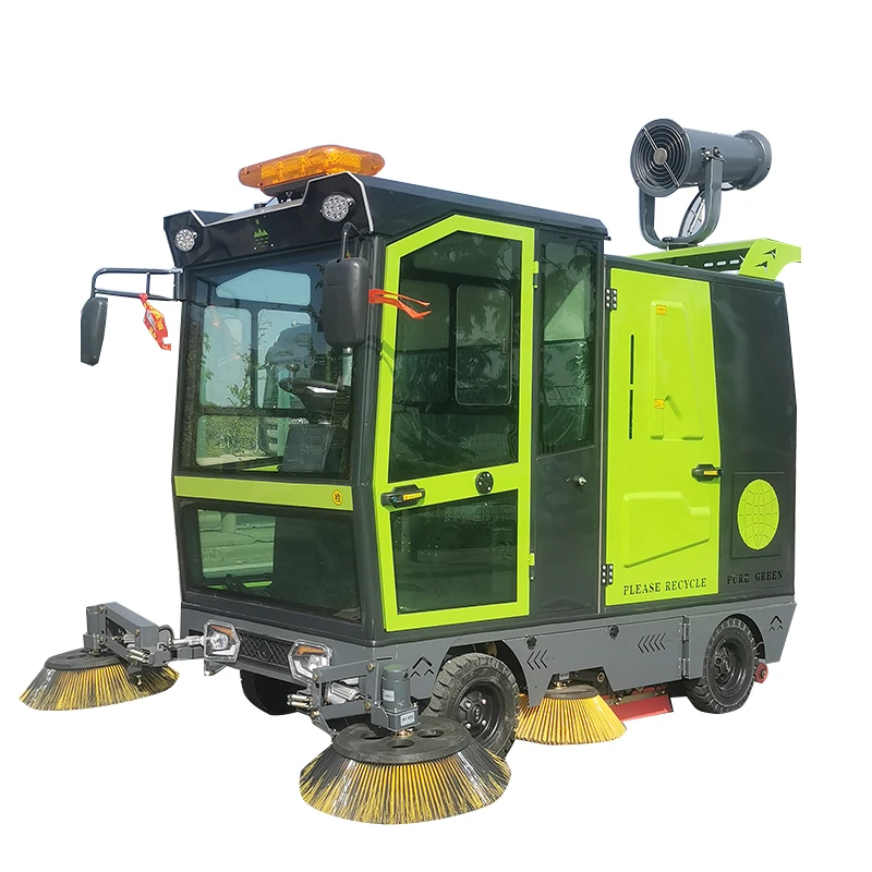 Industrial Road Street Sweeper Cleaning Machine Commercial Road Sweeper Truck Floor Scrubber Sweeping Machine