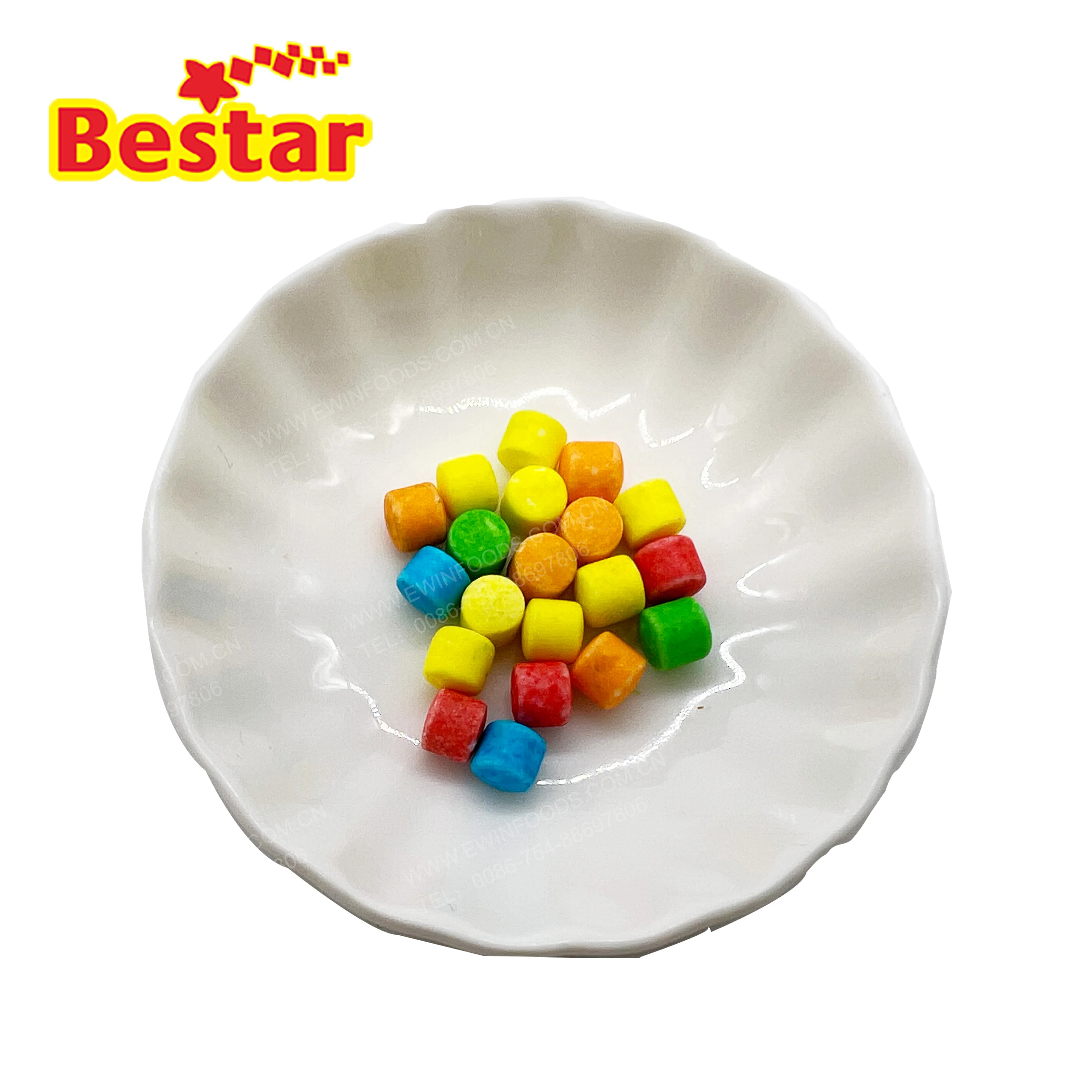 Детские многоцветные часы с конфетами 4 г