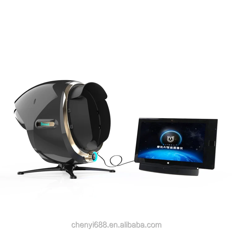 2021 Portable 8 Spectrum Digital Magic Mirror Skin Analyzer Facial Scanner