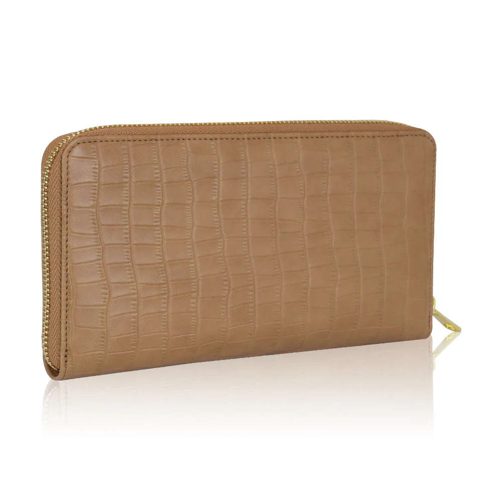 Simple Business Long Zipper Wallet Multi-Functional Card Holder Large Capacity Clutch Bag Mobile Phone Bag