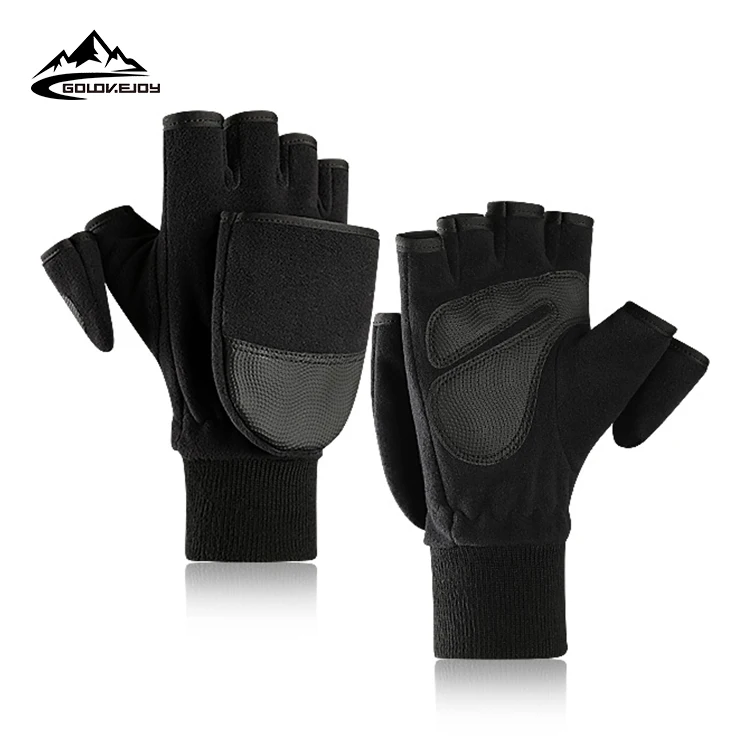 GOLOVEJOY DB44 флип-чехол сенсорный экран ветрозащитные спортивные велосипедные перчатки зимние теплые перчатки для рук для катания на лыжах Пеших Прогулок Мужские перчатки