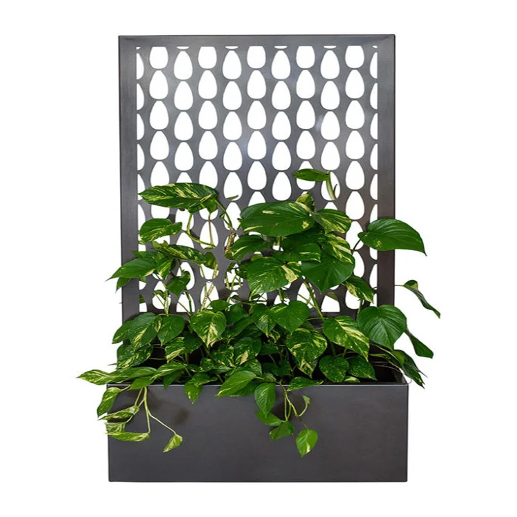 pictures galvanized luxury little laser cut fence led solar lamp for garden steel fence yard panels pole