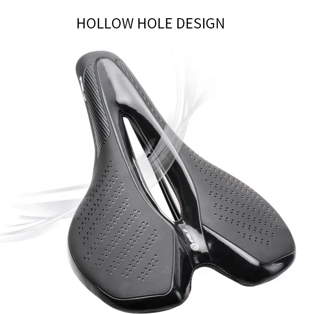 WHEEL UP Comfortable Bike Seat Replacement Bicycle Saddle -PU Leather Bicycle Seat With Polyurethane Foam Pad