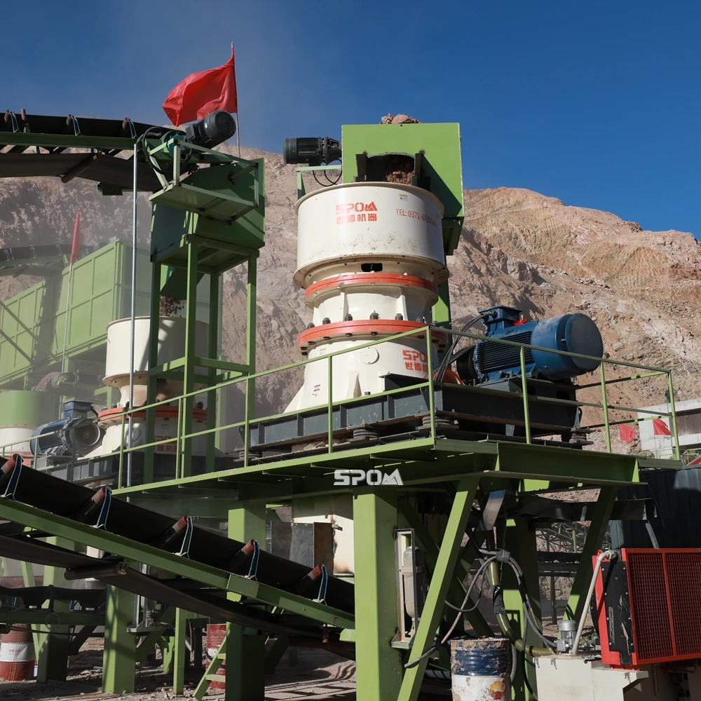 High efficiency factory direct sale mineral mining kaolin quartz cone crusher machine plant price