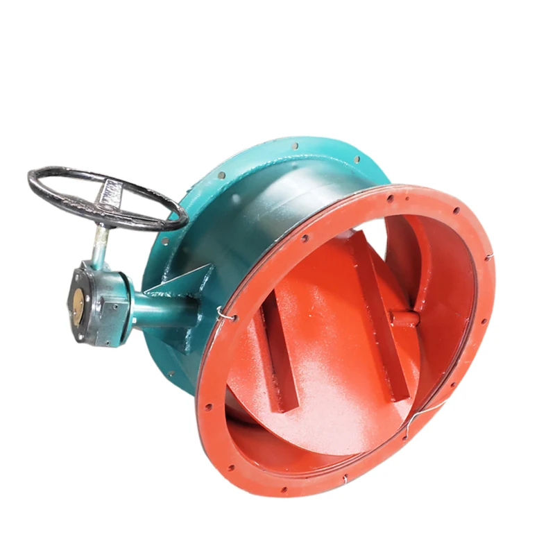 Large torque electric actuator with flange connection ventilation butterfly valve
