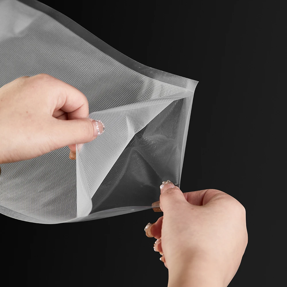 Airtight Heat Resistant Plastic Freezer Food Storage Retort Bags Vacuum Sealer Roll Bags 2 Pack for Food Saver Meal Preps