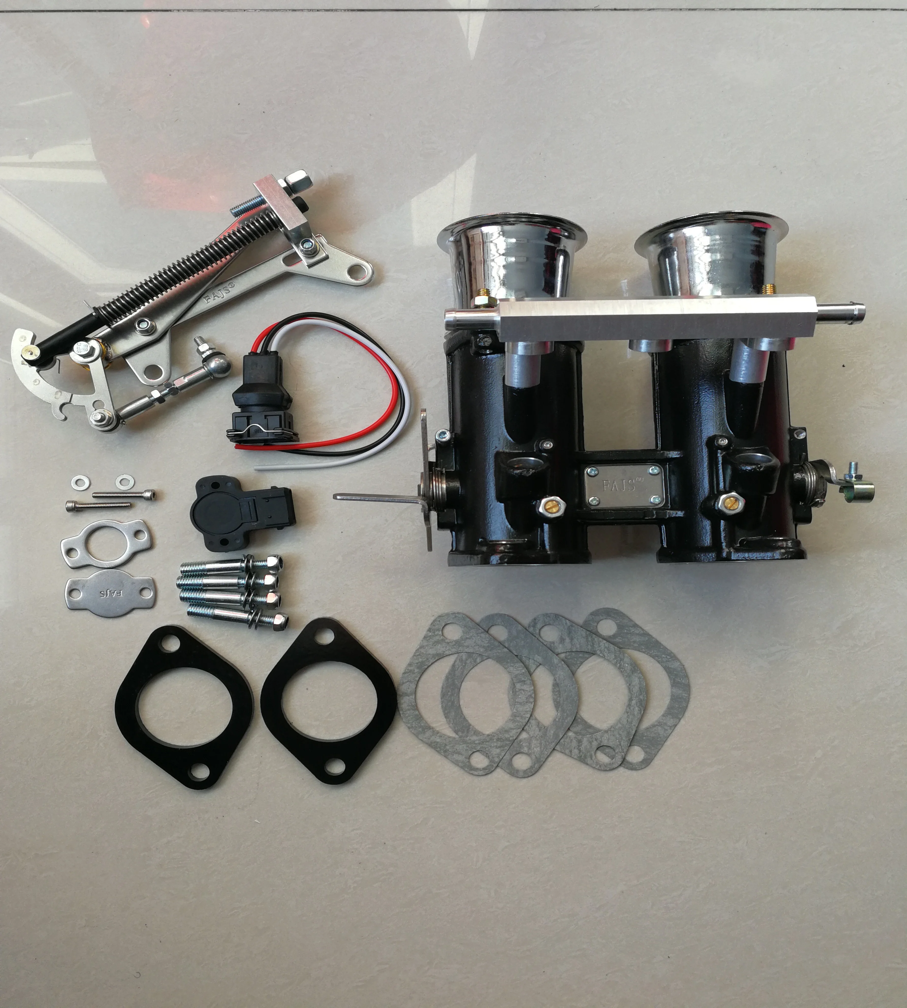 42DCOE  throttle body with horn   TPS  plug