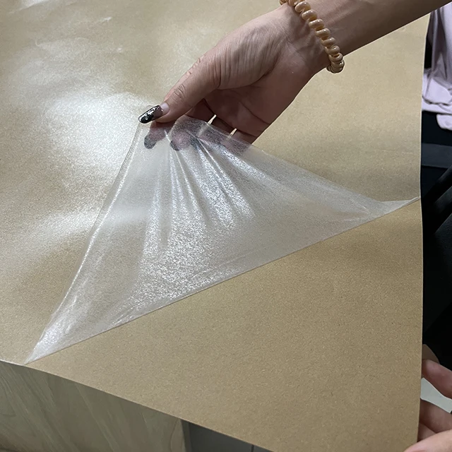 90inch waterproof peelable polymer-coated paper kraft paper used as top,side and bottom layer in the PUR-foaming process
