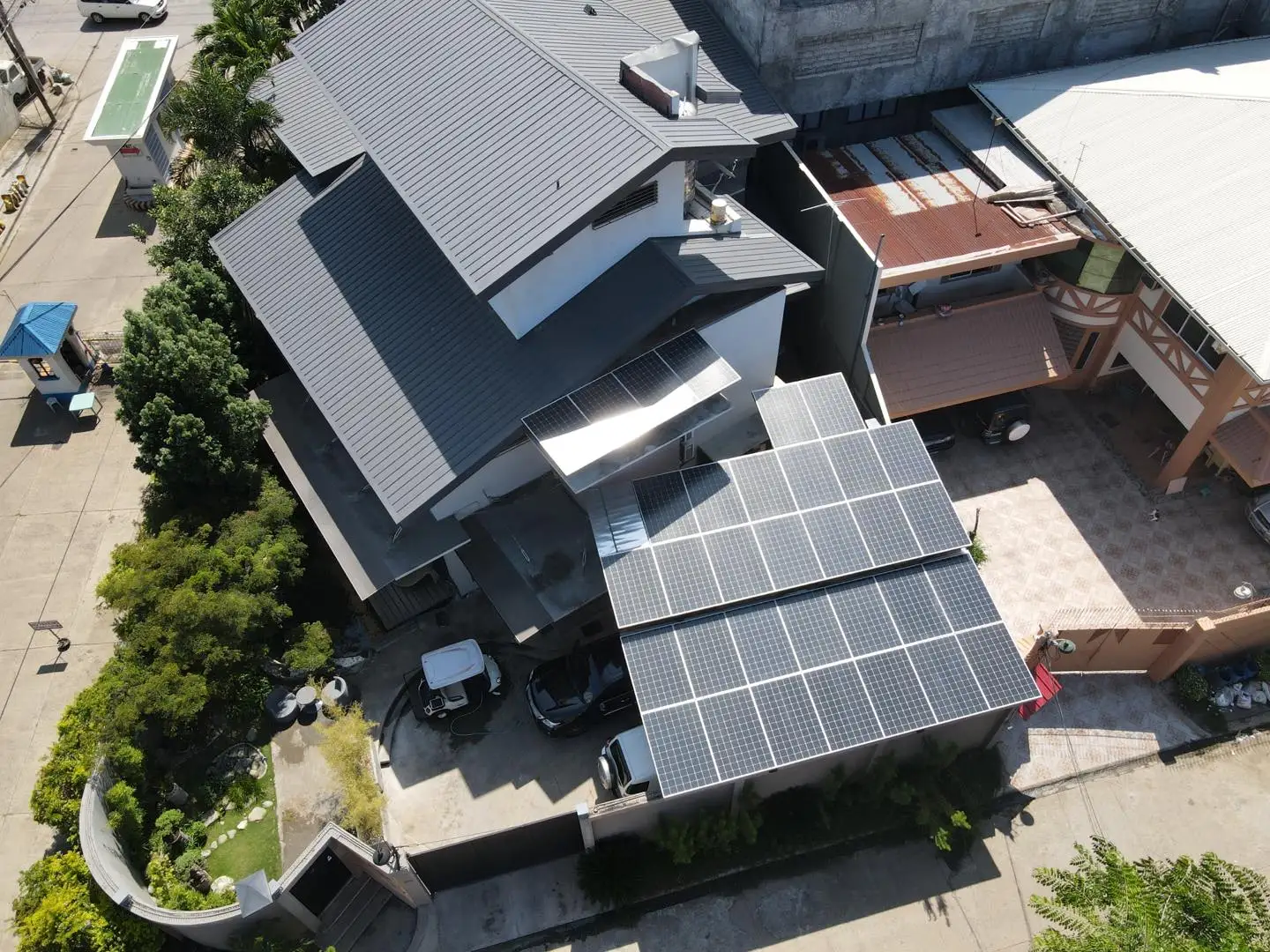 5kw гибрид энергии крыши дешевые системы солнечной панельный завод для дома на сетке