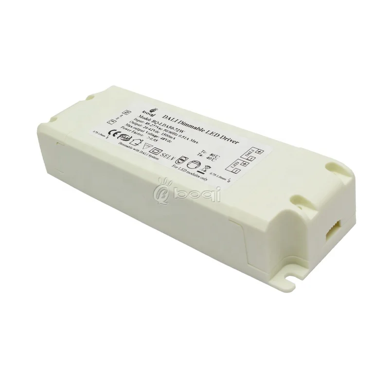 boqi CE CB SAA 60w DALI dimmable led driver 36v 1500mA