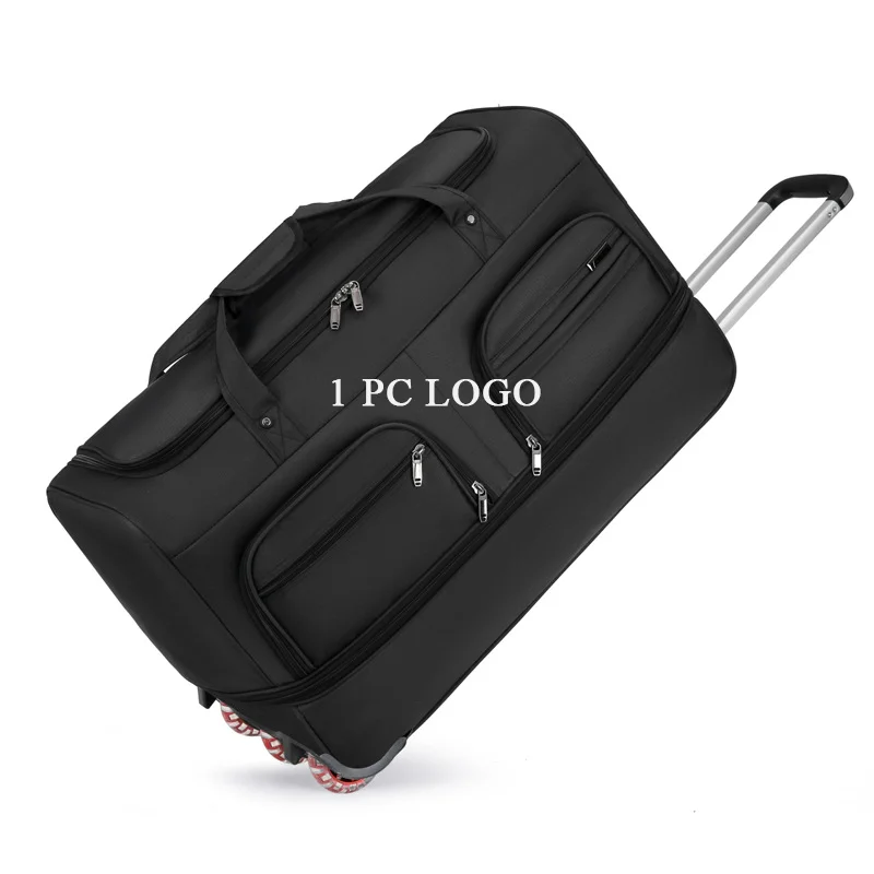 1 PIECE CUSTOM LOGO Fashionable Trolley Bag Large Capacity Check in Bag Wheel Luggage Bag for Travel Business