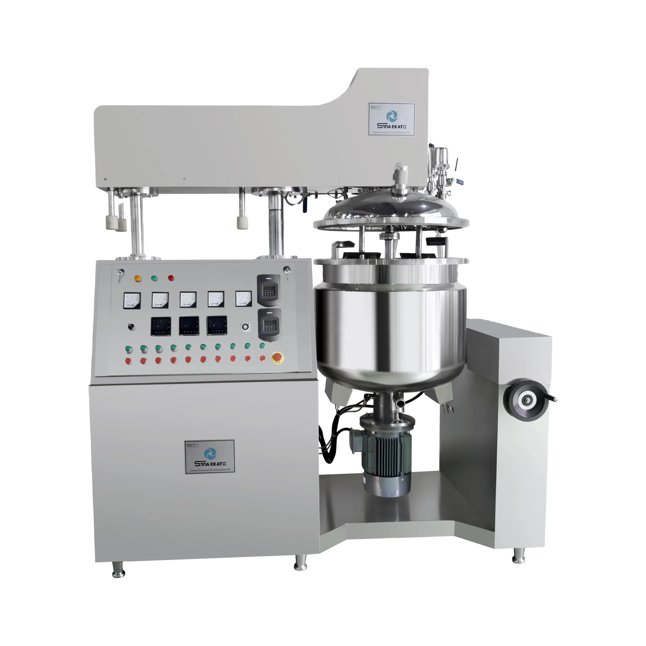 Sufficient Supply Chemical Mixing Equipment Body Lotion Face Hair Gel Shower Making Mixer Cosmetic Vacuum Homogenizer