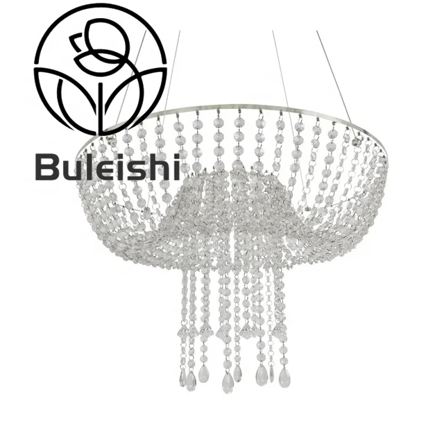 Hanging Cake Crystal Stand Arch Suspended Cake Display Wedding Dessert Stand Floating Clear crystal Wedding party cake swing