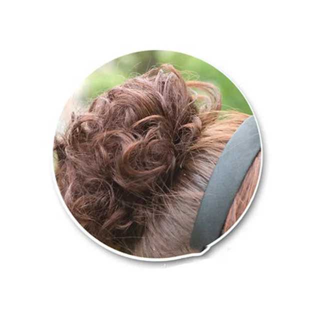 Dongguan Manufacturers Ball Hair Curls Ancient Costume Plate Hair Ring Flower Bud Head Fluffy Wigs