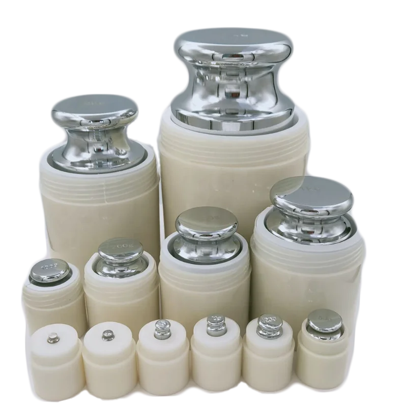 M1 10g Chrome Plated Steel Scale Calibration Weights Standard Test Weight With Cases For Electronic Weighing Scales