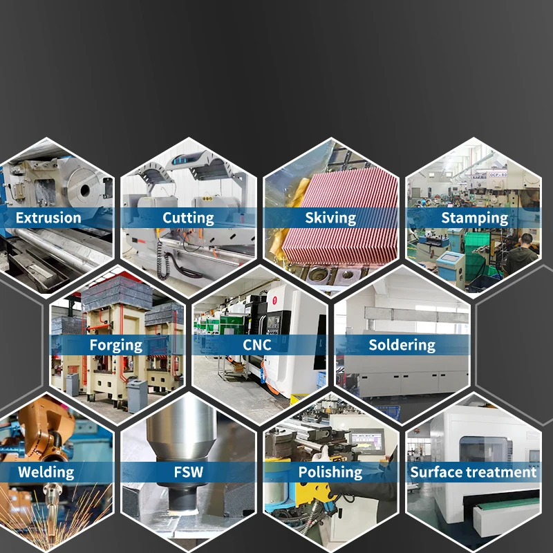 Manufacturer customized vapor chamber cooling radiator with high thermal performance