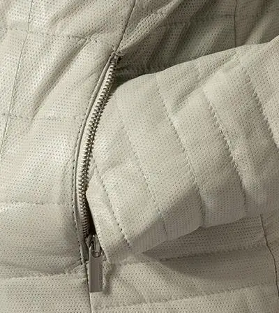 Top Quality Wholesale New Design Breathable Women Soft Down Leather Jacket Sheepskin Puffer Jacket For Women