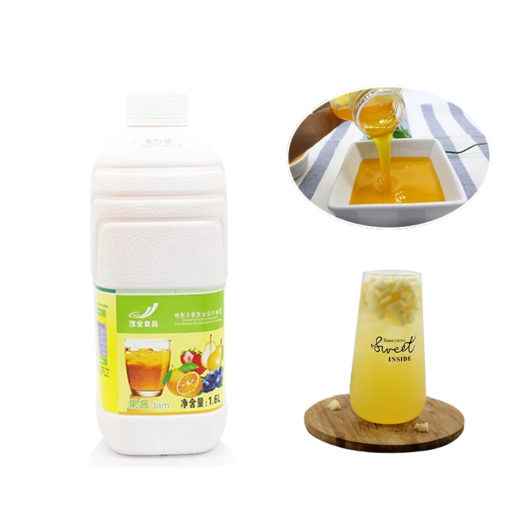 
High Quality Peach Puree Concentrate Juicy 2.2kg Fruit Syrup Jam 