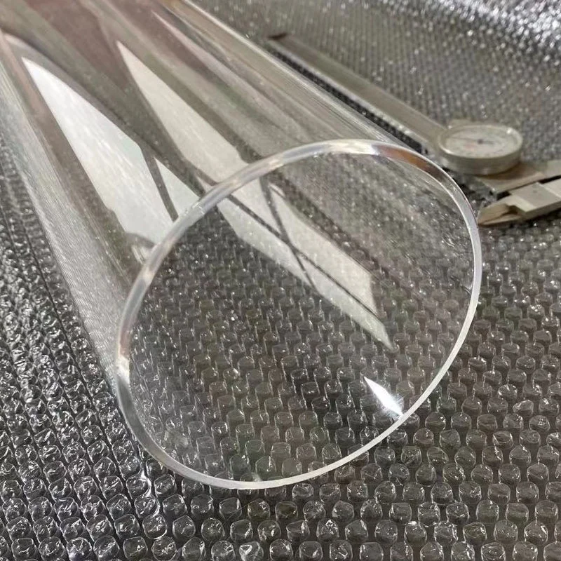 quartz tube w/ cf flange for ultra-hi vacuum