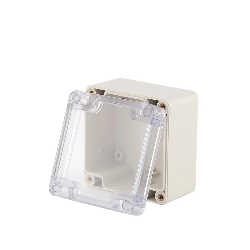 IP67 CCTV ABS PC Plastic waterproof junction box Power distribution cabinet with transparent cover