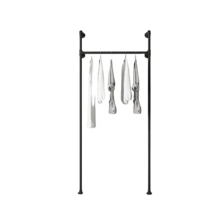 Industrial pipe hangers Industrial style clothes Metal pipe hangers Industrial wall-mounted pipe hangers